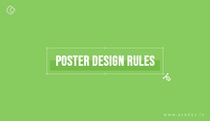 Poster Design Rules