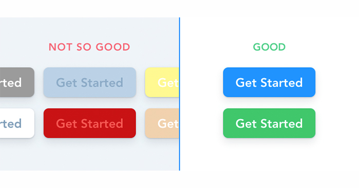 Choose a Bold Color for Your Buttons